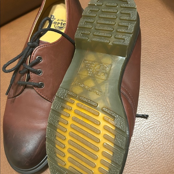 Dr. Martens Dark Brown Leather Oxfords - Picture 9 of 10